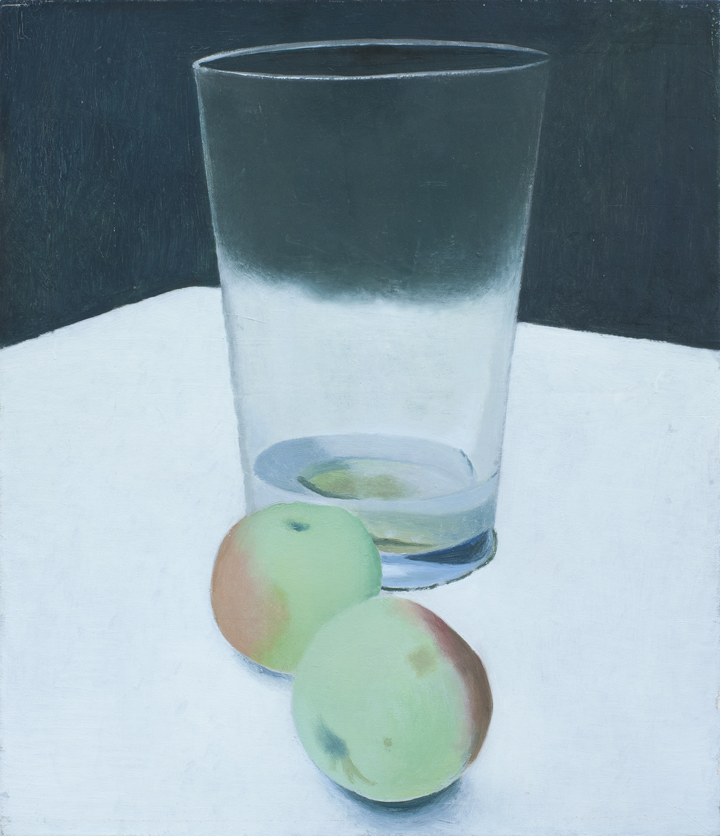 Two apples, Oil on Canvas, 54×46cm, 2022