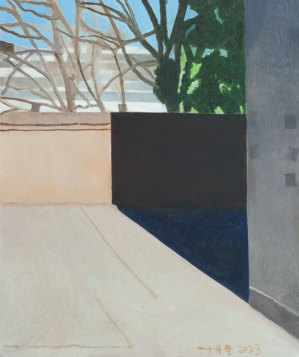 Shadowed sunlight, Oil on Canvas, 60×50cm, 2022
