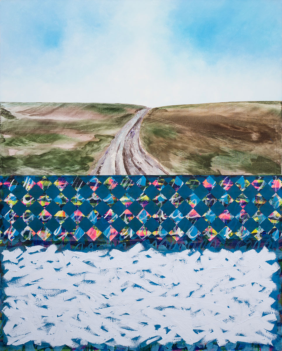 A westerly wind blew, oil on canvas, 120x150cm, 2023