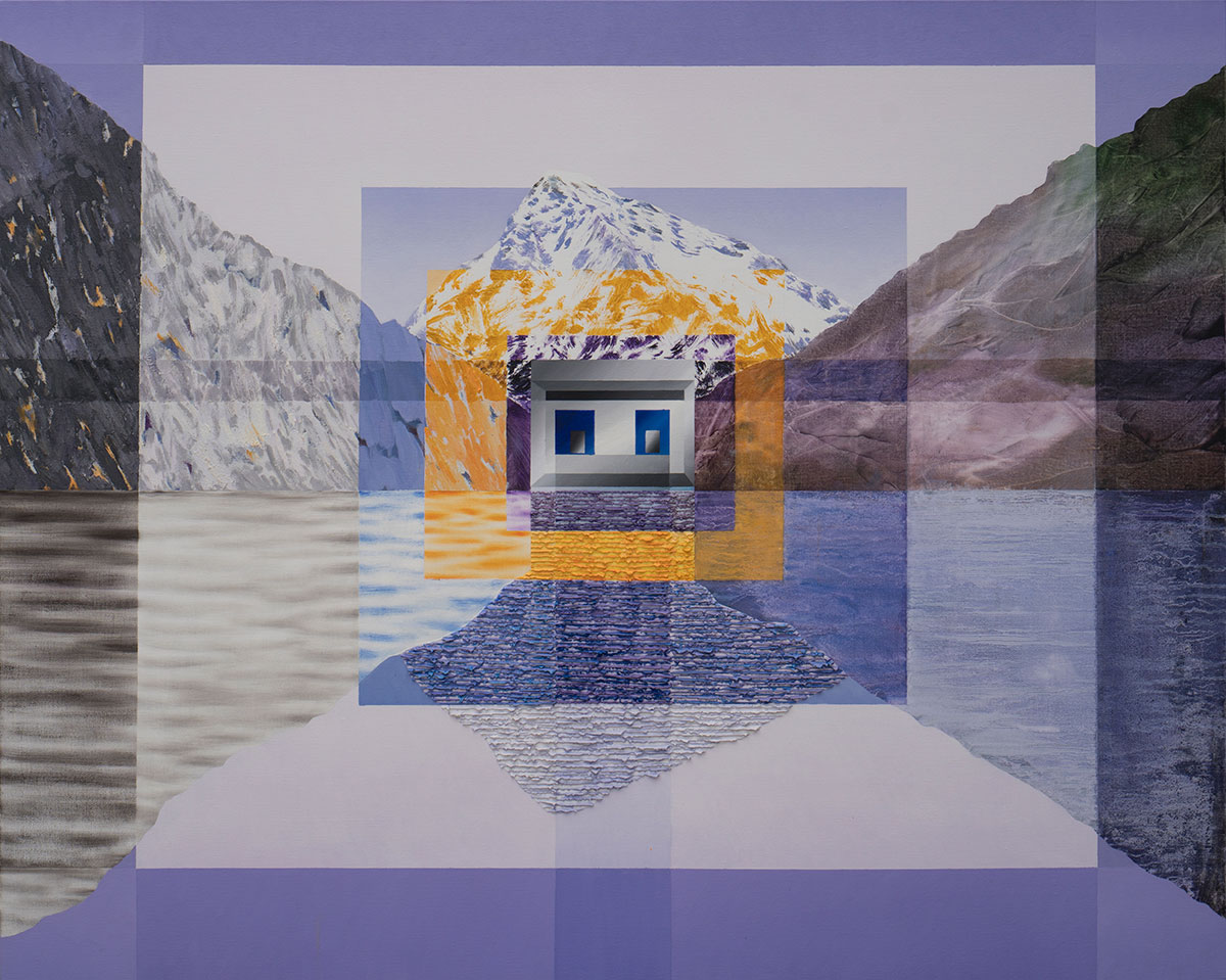 Combined, oil on canvas, 120x150cm, 2021