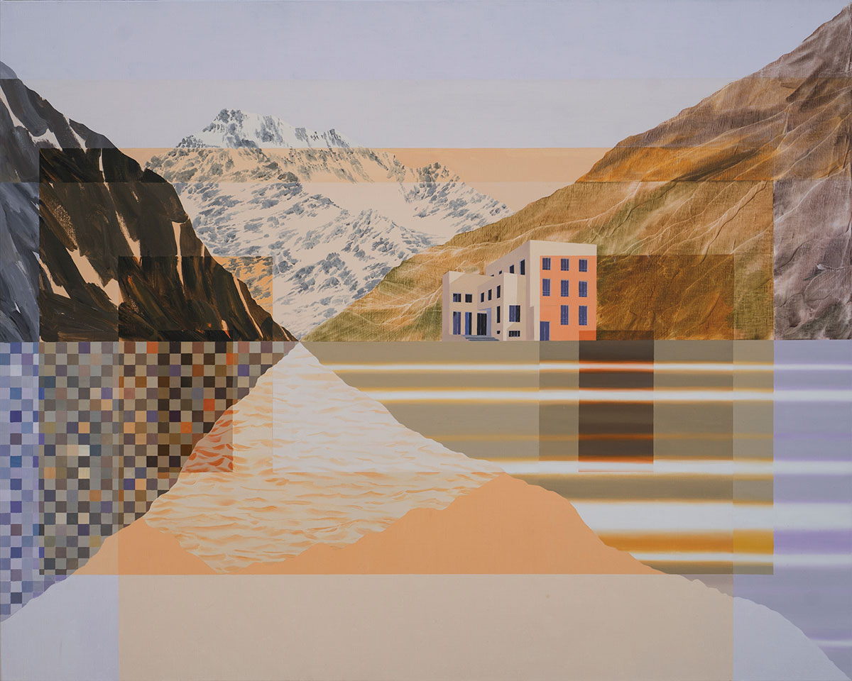 It starts with loneliness, oil on canvas, 170x200cm, 2021