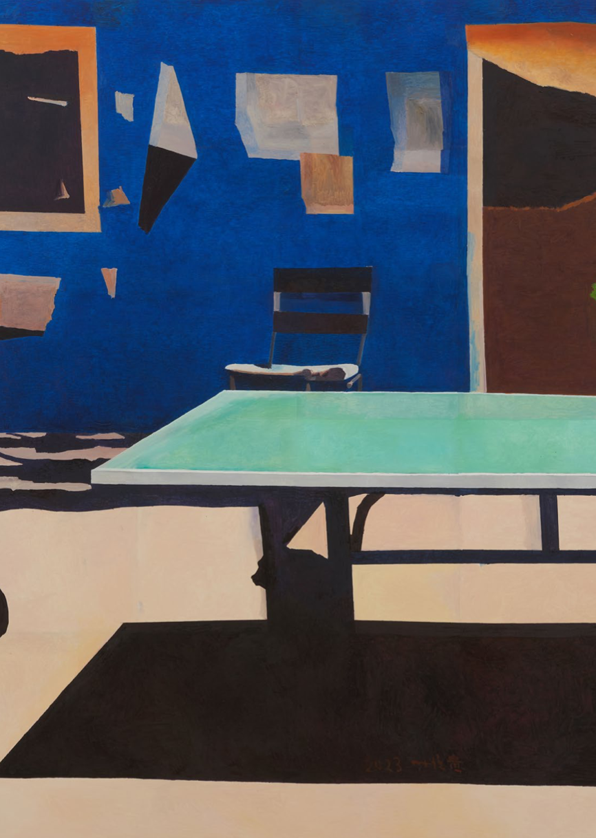 Under the sun, Oil on canvas, 240x180cm, 2023